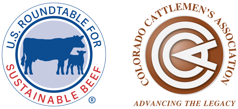 US Rountable for Sustainable Beef | Colorado Cattlemen's Association logos